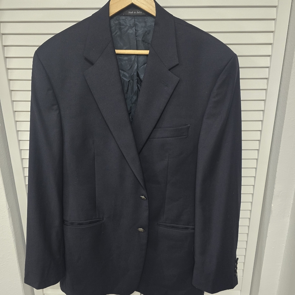 Michael Kors Men’s 42R Navy Wool Blazer